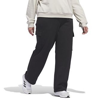 Plus Size adidas Essentials Linear Fleece Cargo Pants