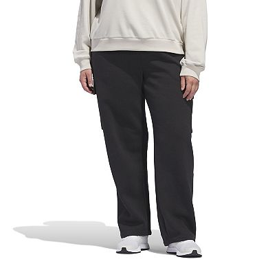 Plus Size adidas Essentials Linear Fleece Cargo Pants
