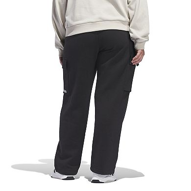 Plus Size adidas Essentials Linear Fleece Cargo Pants