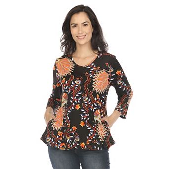 Women's Vibrant Boho Swing Top