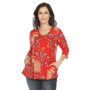 Women's Vibrant Boho Swing Top
