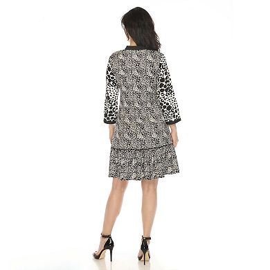 Women's Leopard Print Shift Dress