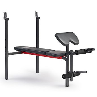 Sunny Health & Fitness Adjustable Standard Incline Weight Bench