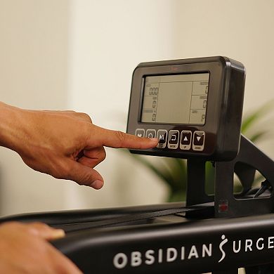 Sunny Health & Fitness Obsidian Surge Water Rowing Machine Rower