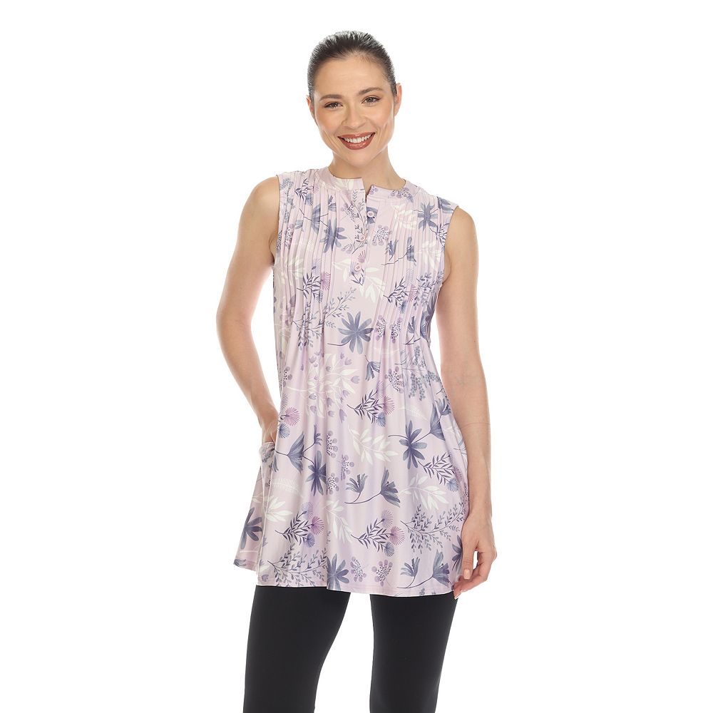 Lavender Floral Tunic Top main image 1