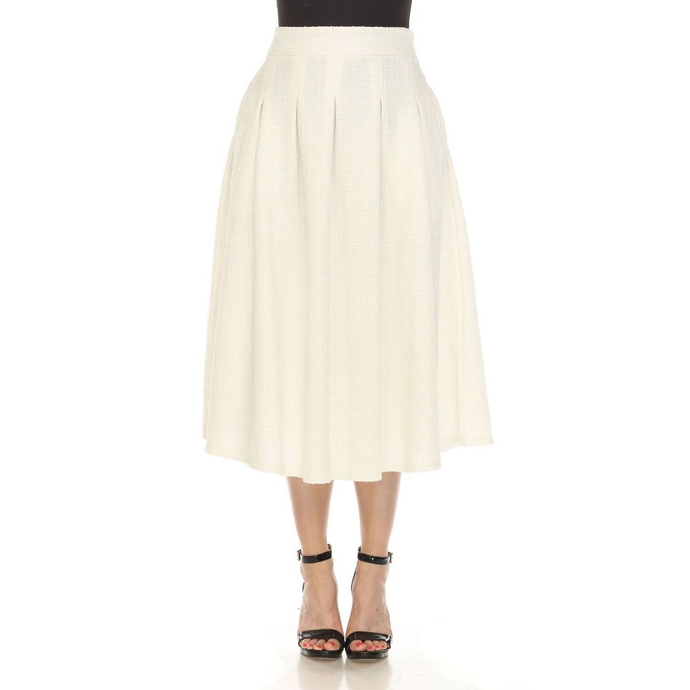 Lumignon holiday tweed skirt【ホワイト】 Lumignon original ♥ holiday tweed skirt【ホワイト】 | Lumignon