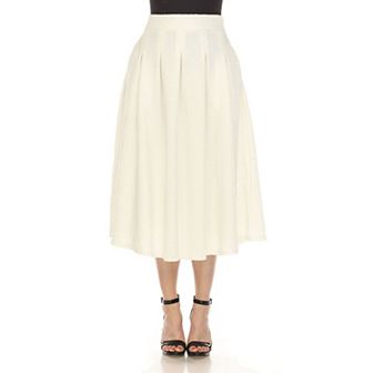 Women's Flared Tweed Skirt