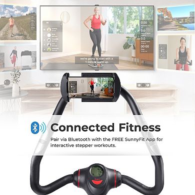 Sunny Health & Fitness Smart Heavy Duty Power Stepper
