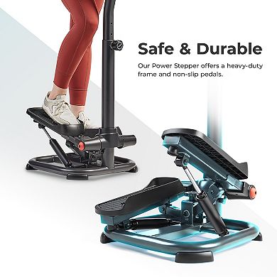 Sunny Health & Fitness Smart Heavy Duty Power Stepper