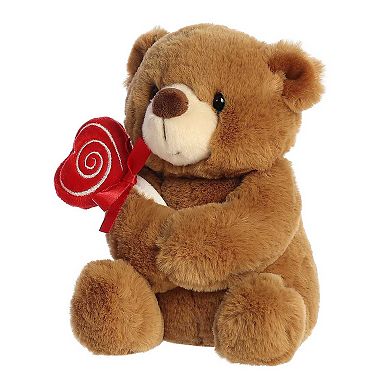 Aurora - Small Brown Valentine - Sweet Tooth Teddies - Heartwarming Stuffed Animal