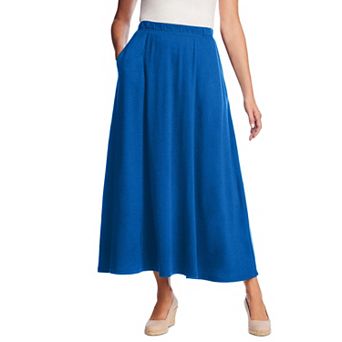 Woman Within Plus Size Petite 7-Day Maxi Skirt