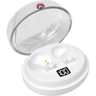 Gabbagoods Truebuds Chrome Wireless Earbuds - Bt 5.3, 20-hour Battery, Touch Controls, Lcd Screen