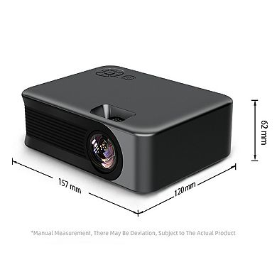 Gabba Goods WiFi Smart Projector: 1080p Cast, WiFi/HDMI, for PC/Tablet/Fire Stick/iOS & Android