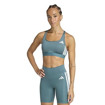 Women's adidas Powerreact Essentials 3-Stripes Medium Support Bra
