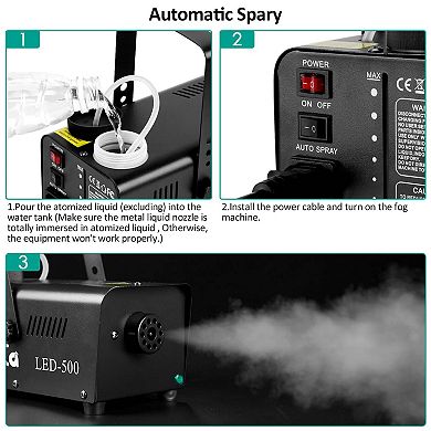 Automatic Spray Smoke Machine Without LED Light