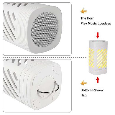 Rechargeable Led Smart Touch Bluetooth Speaker With Night Light