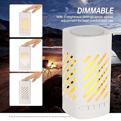 Rechargeable Led Smart Touch Bluetooth Speaker With Night Light