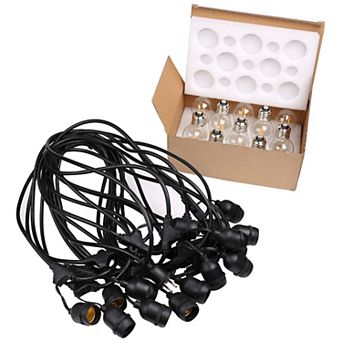 48ft Led Outdoor String Lights With S14 Bulbs