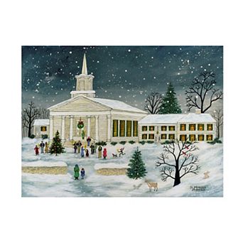 JL Munro Christmas Choir Canvas Art