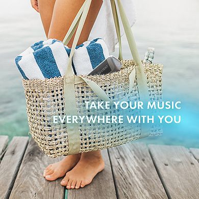 OontZ Ultra Bluetooth Speaker, up to 100 unobstructed feet Wireless Range, IPX7 Waterproof, White