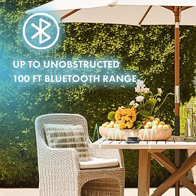 OontZ Ultra Bluetooth Speaker, up to 100 unobstructed feet Wireless Range, IPX7 Waterproof, White