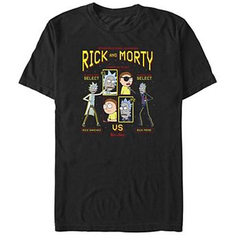 Big & Tall Rick And Morty Select Player Graphic Tee