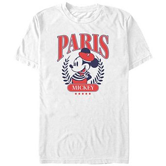 Big & Tall Mickey Mouse Paris Mouse Graphic Tee
