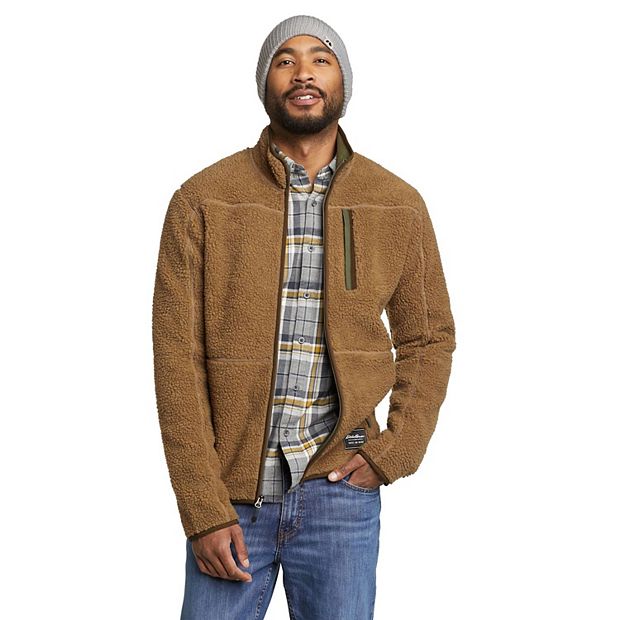 Men's Eddie Bauer Chilali Faux Shearling Fleece Full-Zip Jacket
