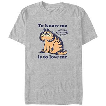 Big & Tall Garfield To Know Me Is To Love Me Graphic Tee
