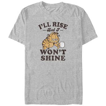 Big & Tall Garfield Won't Shine Graphic Tee