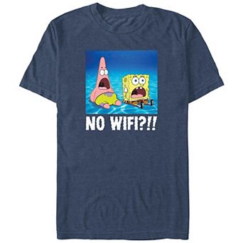 Big & Tall SpongeBob SquarePants No Wi-Fi Graphic Tee