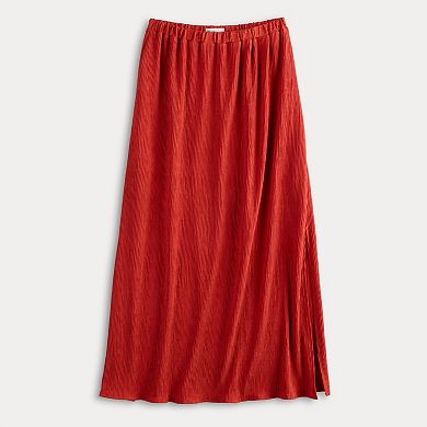 Women's Nine West Crinkle Maxi Skirt