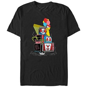 Big & Tall IT Pennywise On TV Graphic Tee