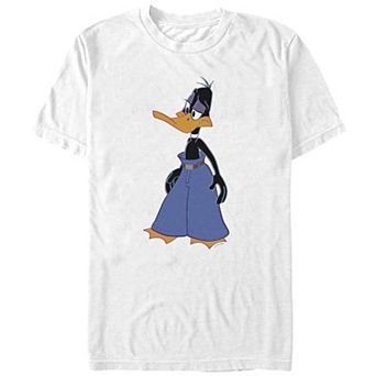 Big & Tall Looney Tunes Daffy Duck Wearing Mall Pants Graphic Tee