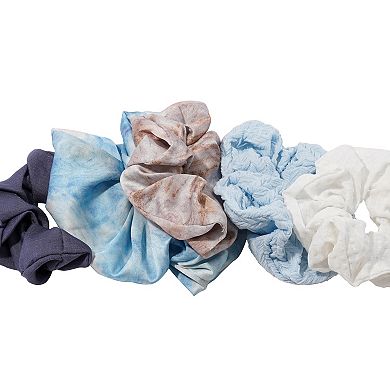 Emberly Blue Tones Hair Scrunchie 5-pk.