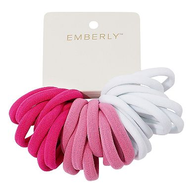 Emberly Pink Tones & White Hair Tie 25-pk.