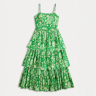 Women's Farmers Market Tiered Maxi Dress