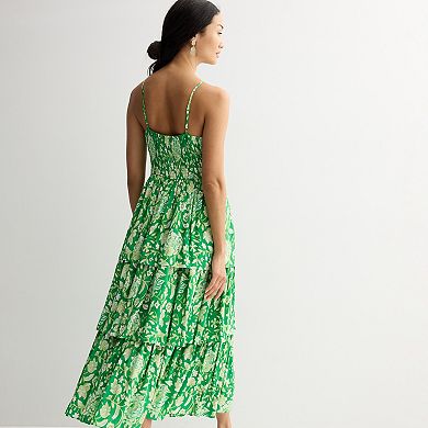 Women's Farmers Market Tiered Maxi Dress