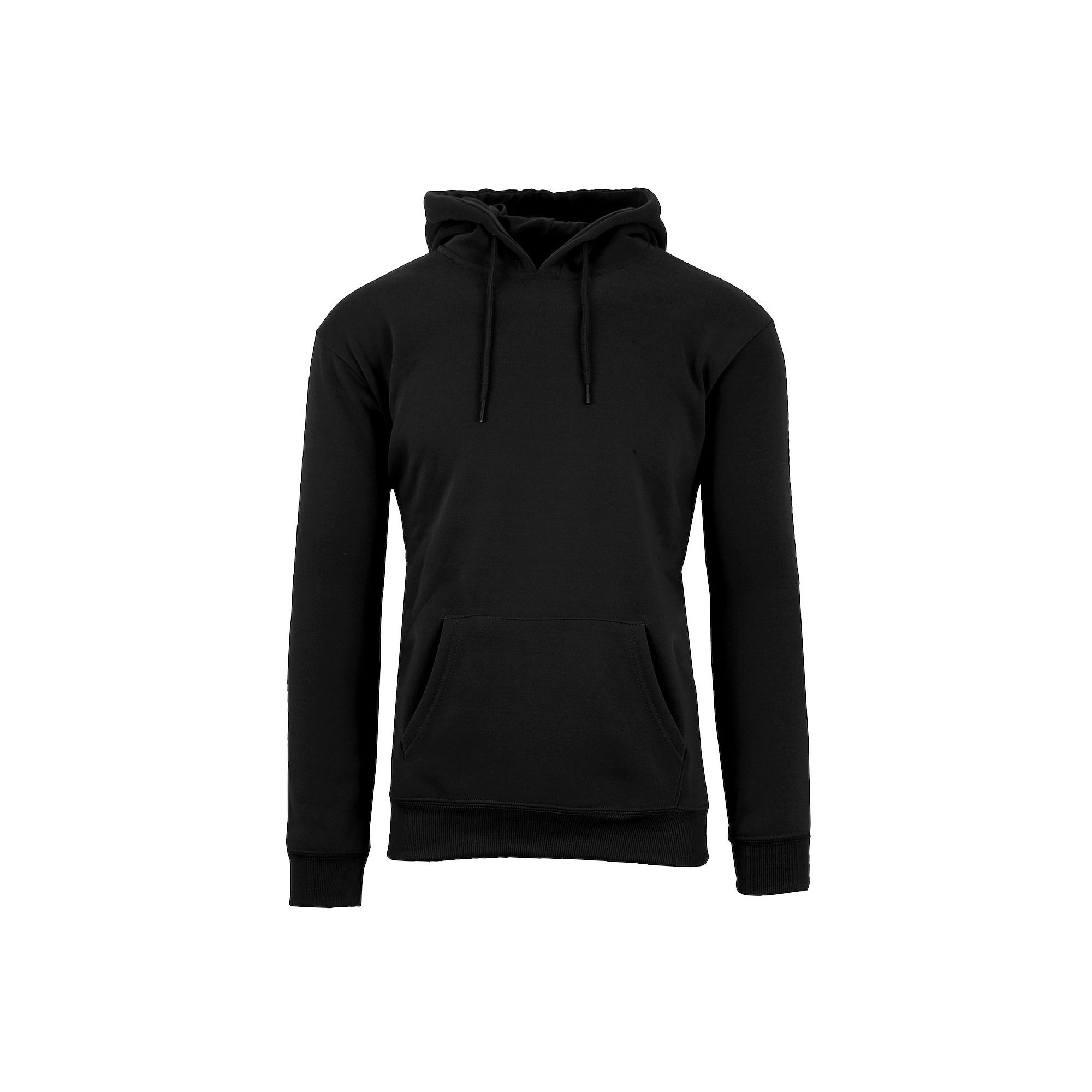 Mens Rudolph Heavyweight Fleece-Lined Modern Fit Hoodie, Size: Medium, Bla
