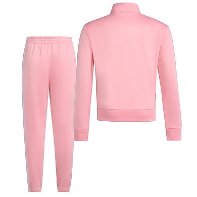 Toddler Girl adidas 2-Piece Long Sleeve 3-Stripe Track Jacket & Pants Set