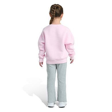 Toddler Girl adidas 2-Pc. Long Sleeve Pullover Sweatshirt & Ribbed Flare Pant Set