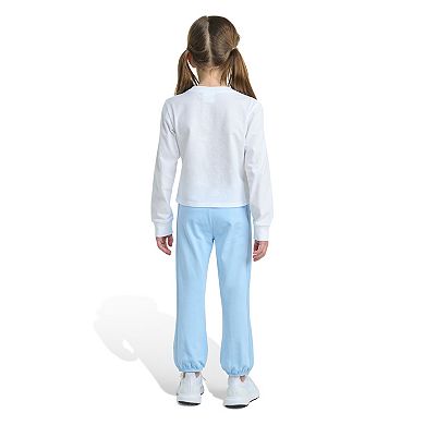 Baby & Toddler Girl adidas 2-Piece Long Sleeve Graphic Tee & Pant Set