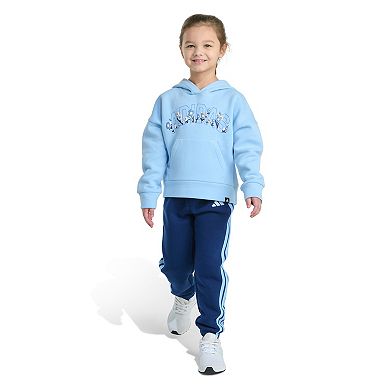 Toddler Girl adidas 2-pc. Long Sleeve Hoodie & Jogger Set