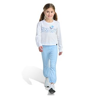 Girls 4-6x adidas 2 pc Long Sleeve Graphic Tee & Pant Set