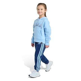 Girls 4-6x adidas 2 pc Graphic Hoodie and Jogger Set