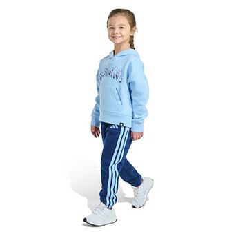 Girls 4-6x adidas 2 pc Graphic Hoodie and Jogger Set