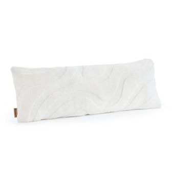 Bearpaw Cardi Embossed Faux Fur Bolster Pillow