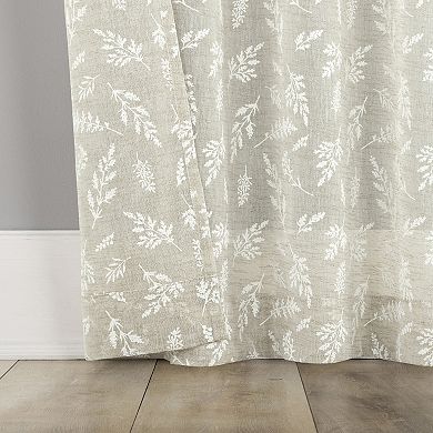 Sonoma Goods For Life® Nolia Sheer Rod Pocket Set of 2 Window Curtain Panels