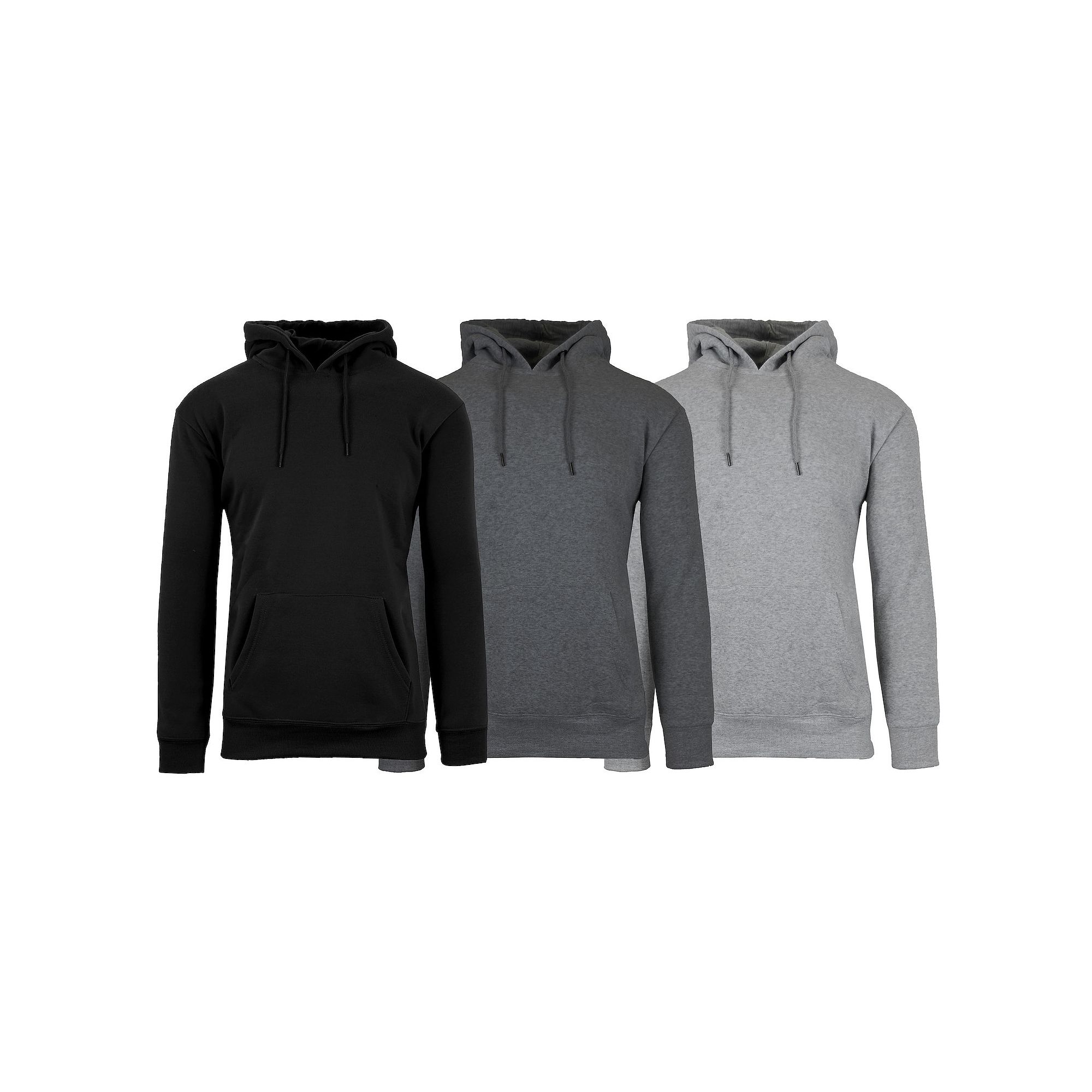 Mens Rudolph 3-Pack Heavyweight Fleece-Lined Modern Fit Hoodie, Size: Medi