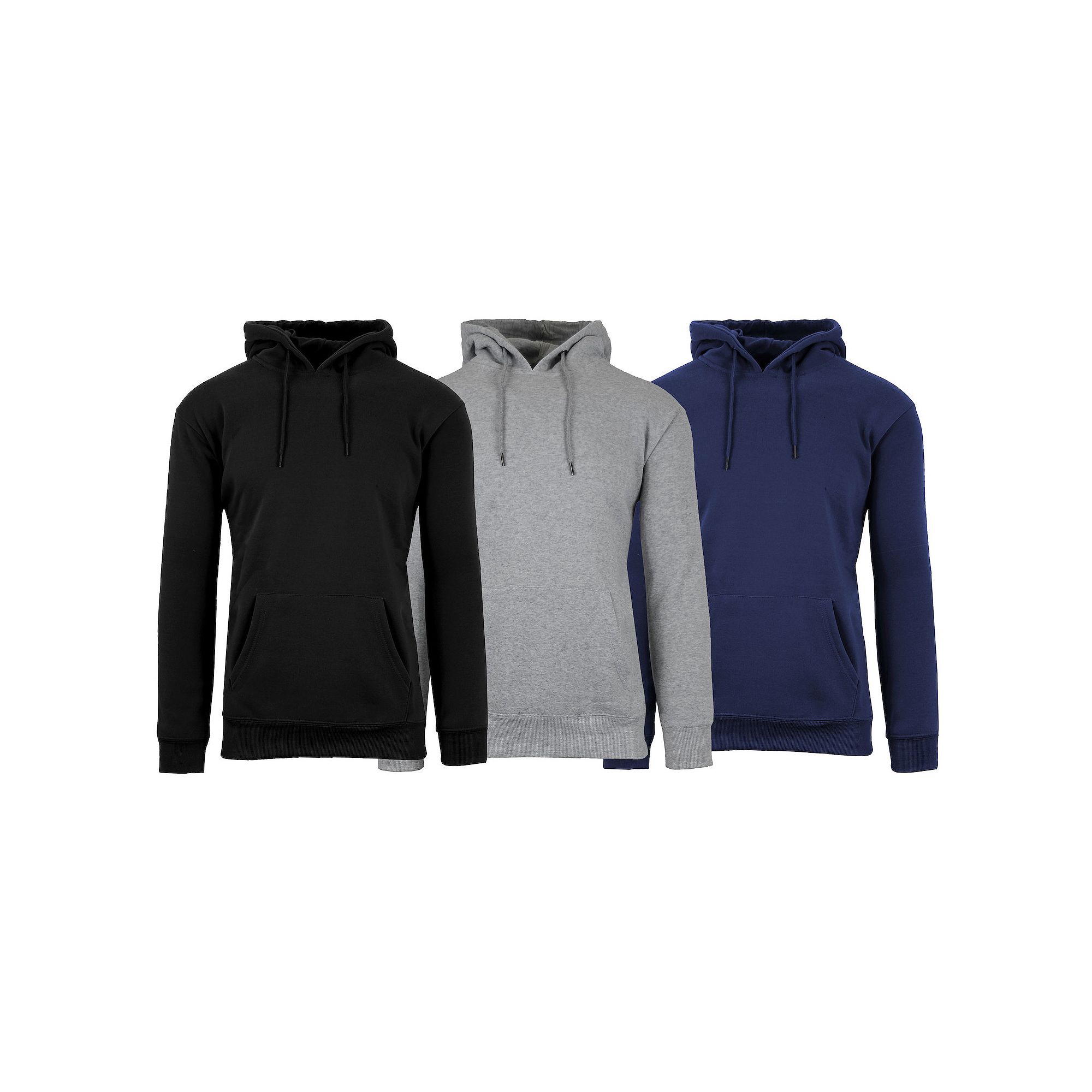 Mens Rudolph 3-Pack Heavyweight Fleece-Lined Modern Fit Hoodie, Size: Medi